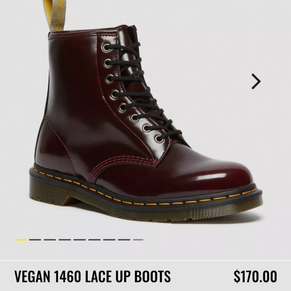 Vegan Leather Dr. Martins size 9